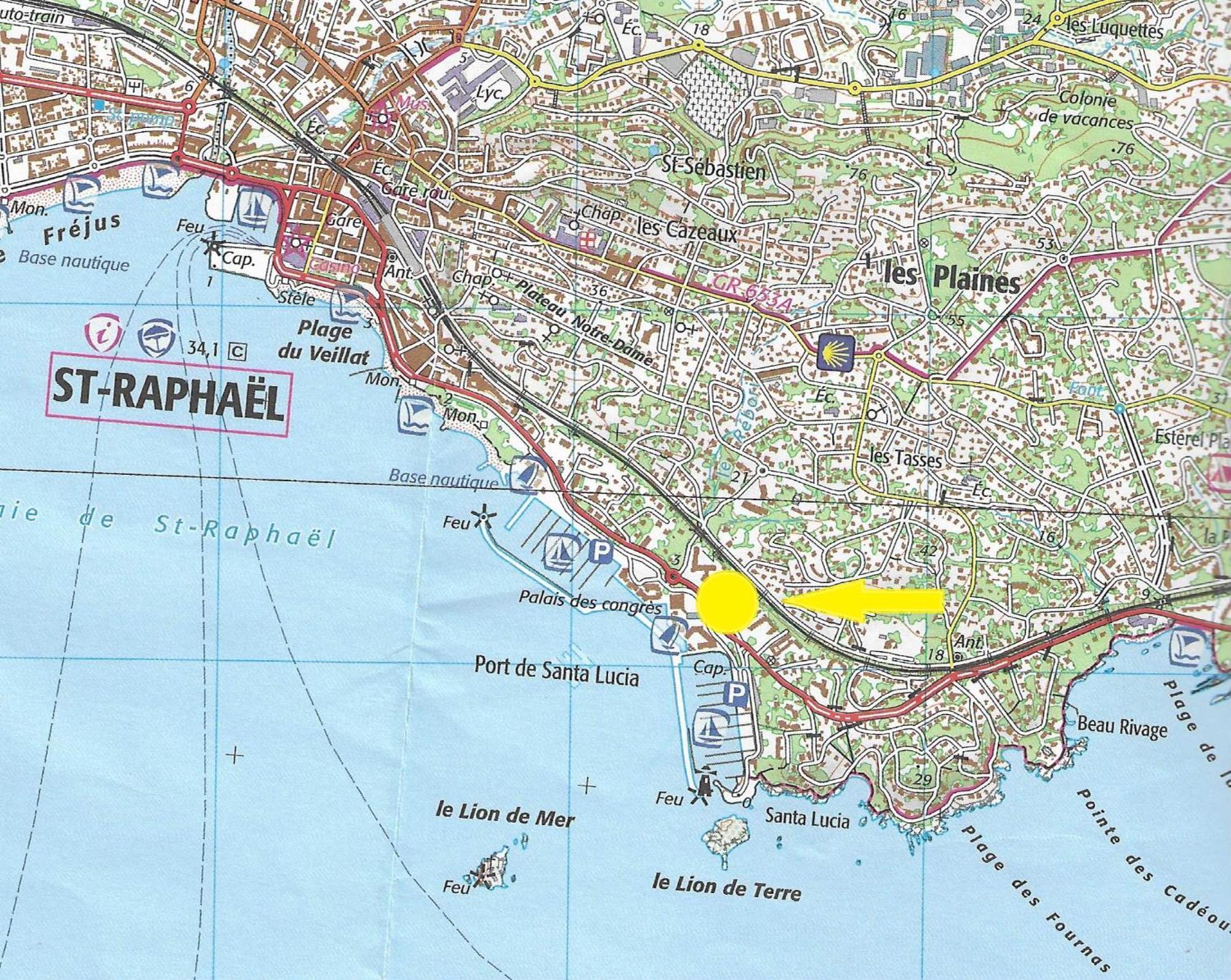 Un Grand Studio Face Au Port De Santa Lucia Saint-Raphael  Ngoại thất bức ảnh